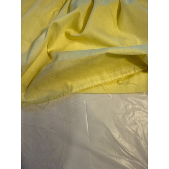 Vintage Girls Yellow Dress Infant Size 6m 6 Months Lace Birdies Embroidery Flaw - Picture 3 of 4